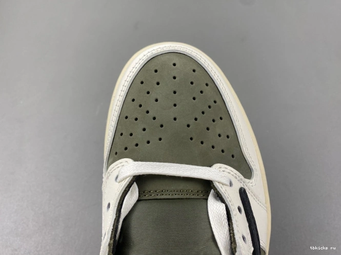 Rep TB X 1 OG AIR OLIVE TRAVIS MEDIUM JORDAN LOW SCOTT DM7866-200 0730